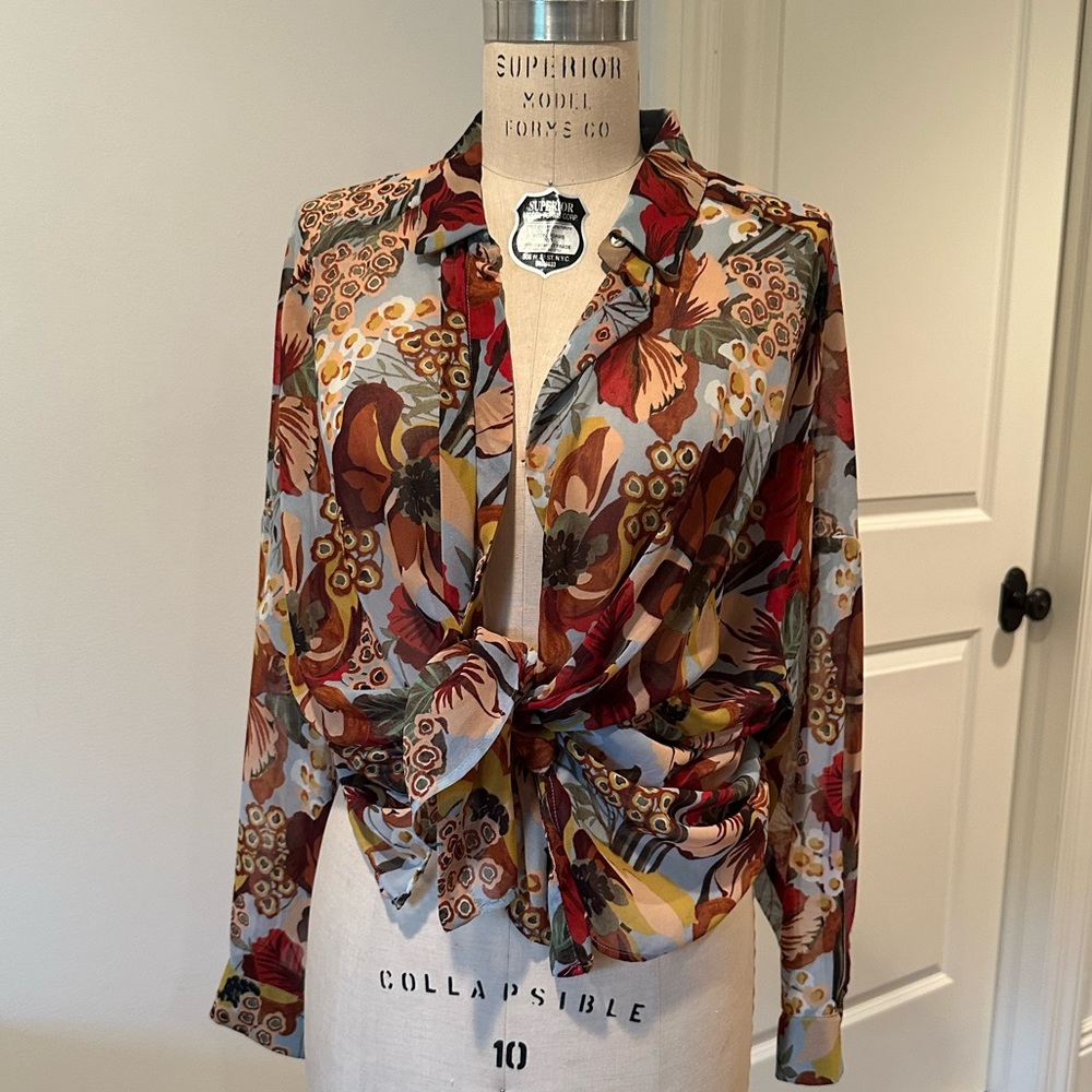 Zara Floral Blouse